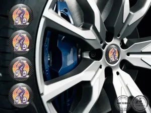Adesivi Bombati Stile Custom Adesivi Cupola Lusso Cerchio